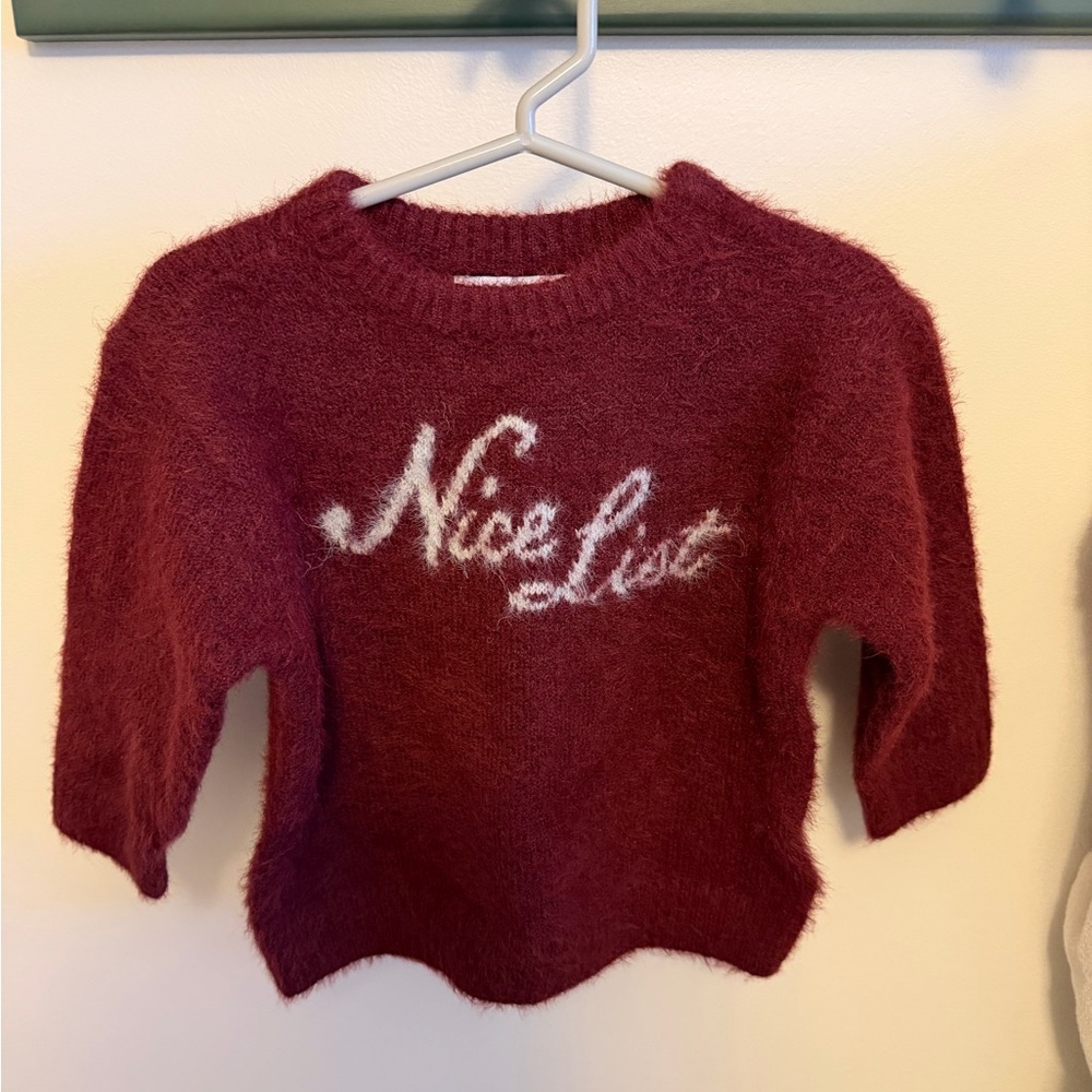 Baby’s Christmas sweater 12-18M